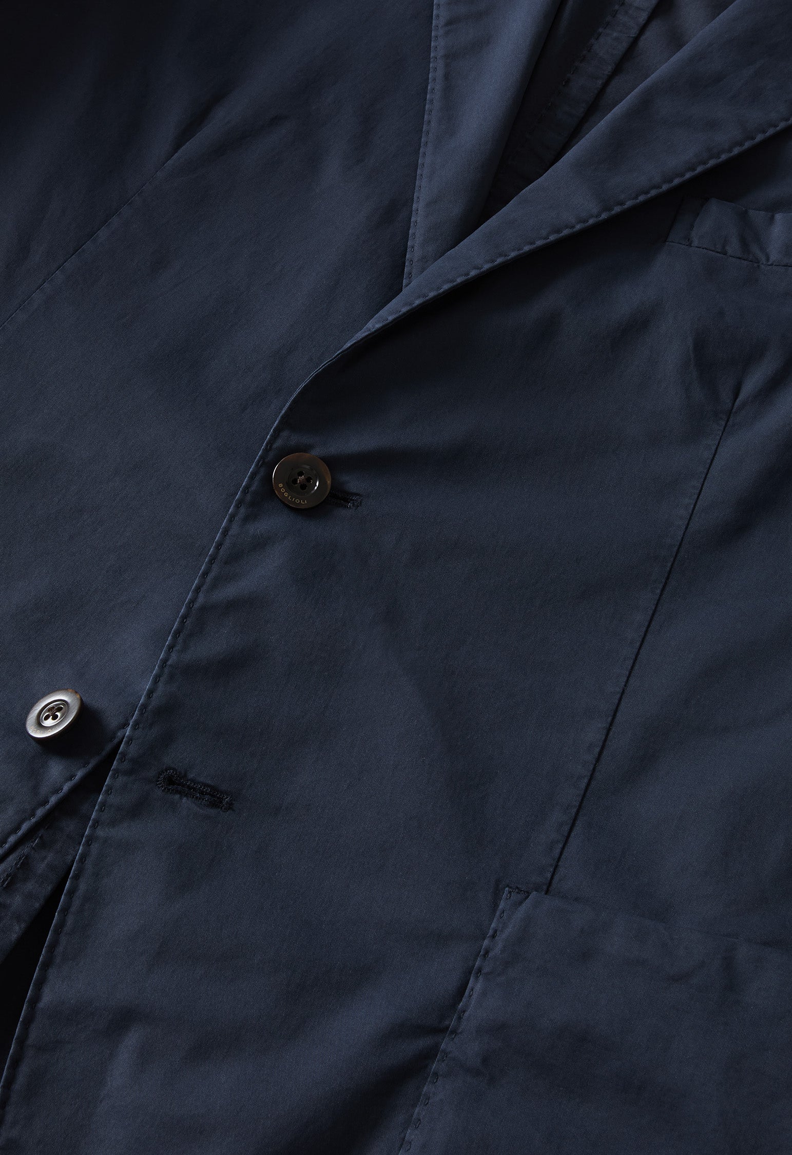 K Jacket Riendonut Blue Garment-dyed cotton K-Jacket | Boglioli® – BoglioliMilano
