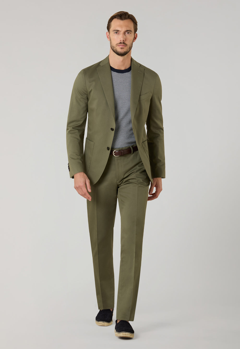 Abito K-Suit in cotone e tencell verde