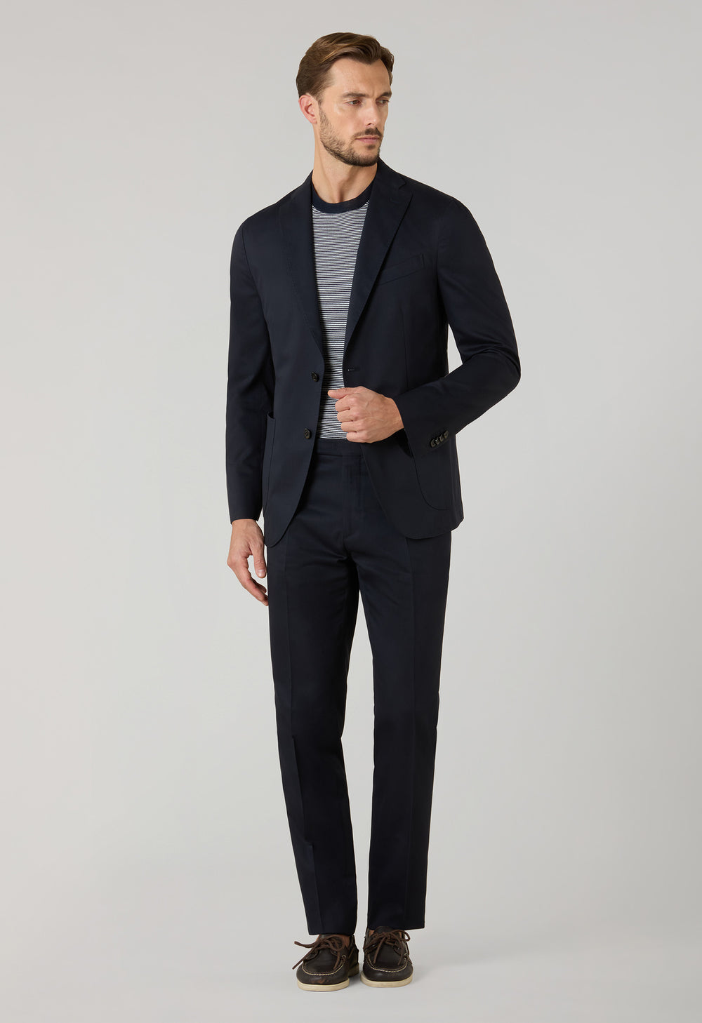Abito K-Suit in cotone e tencell blu