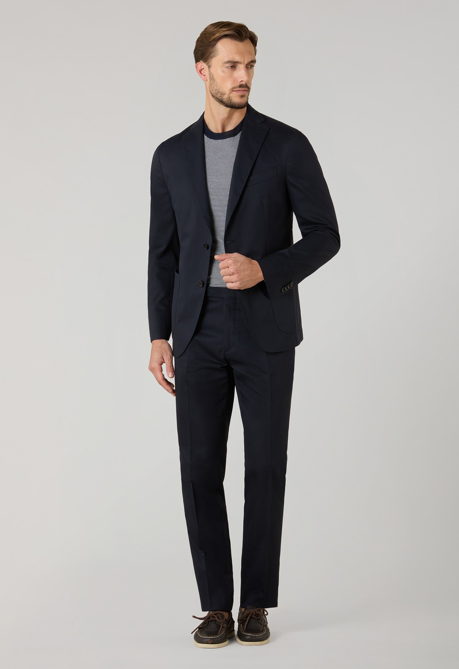 Abito K-Suit in cotone e tencell blu