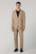 Beige blended Wool Silk K-Suit