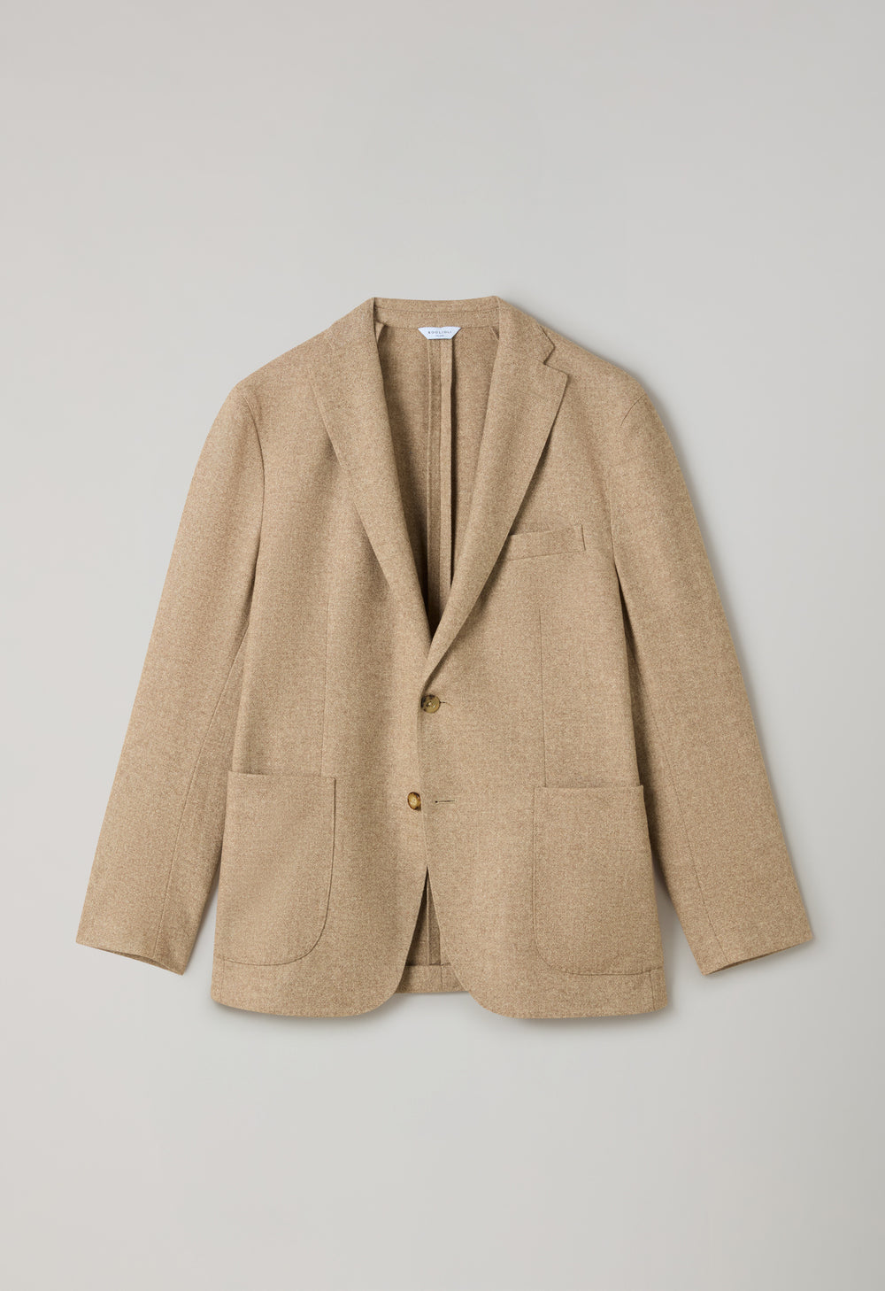 Beige blended Wool Silk K-Suit