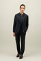 Dark Grey Pinstripe Flannel K-Suit