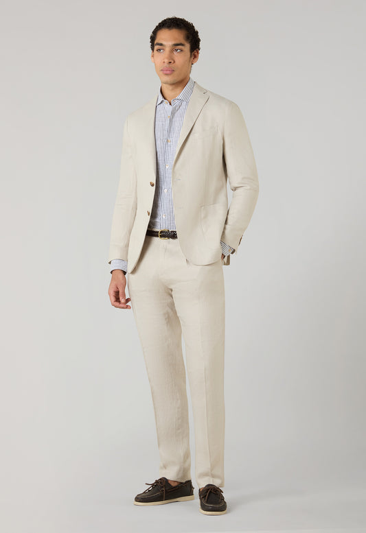 Beige Irish Linen K-Suit