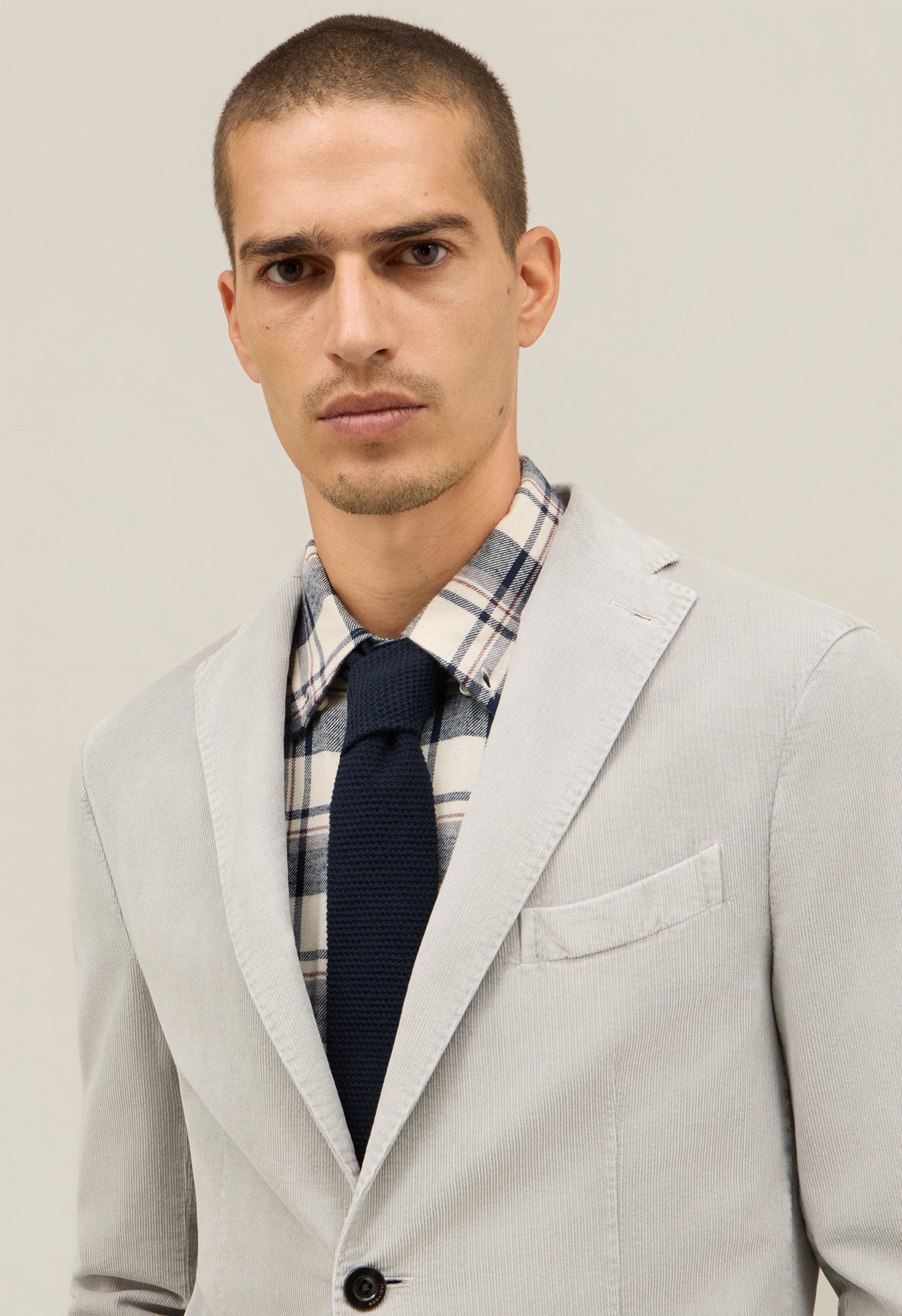 Abito K-Jacket in velluto a costine ghiaccio