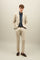 Abito K-Jacket in cotone tinto in capo beige