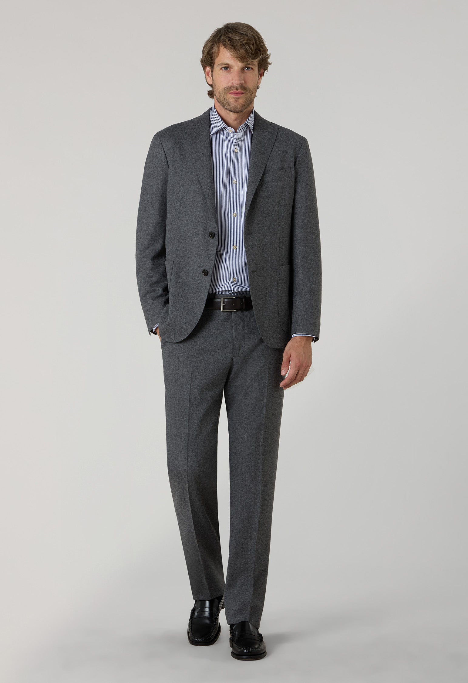 Abito K-Jacket in flanella superlight grigia