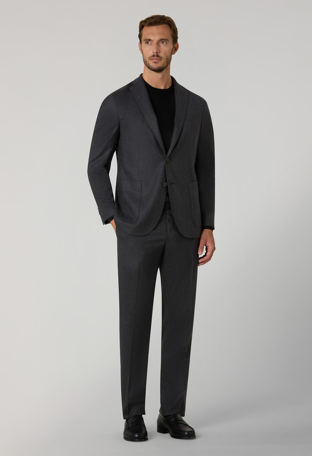 Grey Light Flannel K-Suit