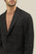 Dark Grey Prince of Wales blended Wool K-Jacket