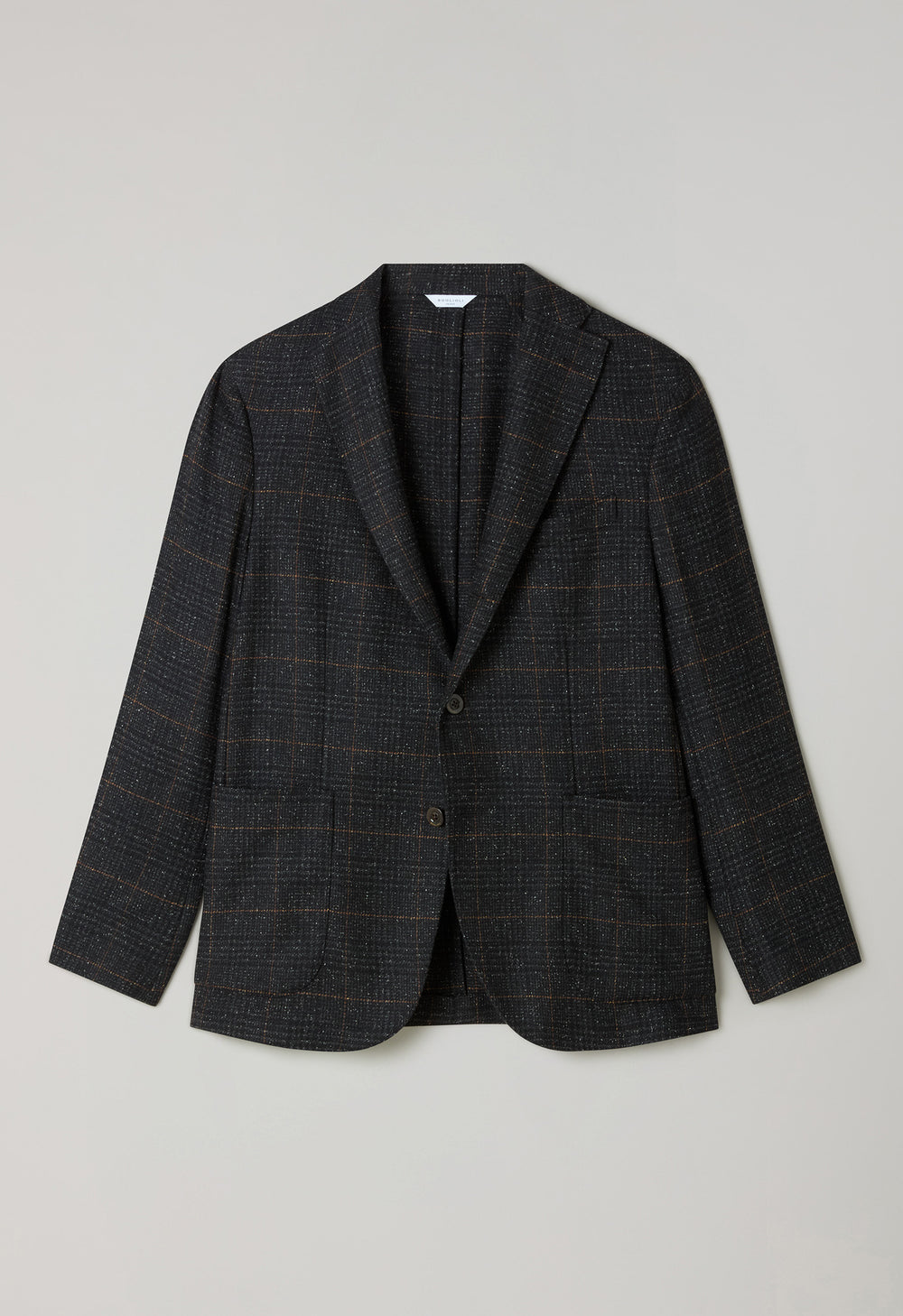 K-Jacket Principe di Galles in misto lana grigia scura