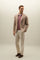 K-Jacket in lana e seta beige