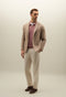 K-Jacket in lana e seta beige