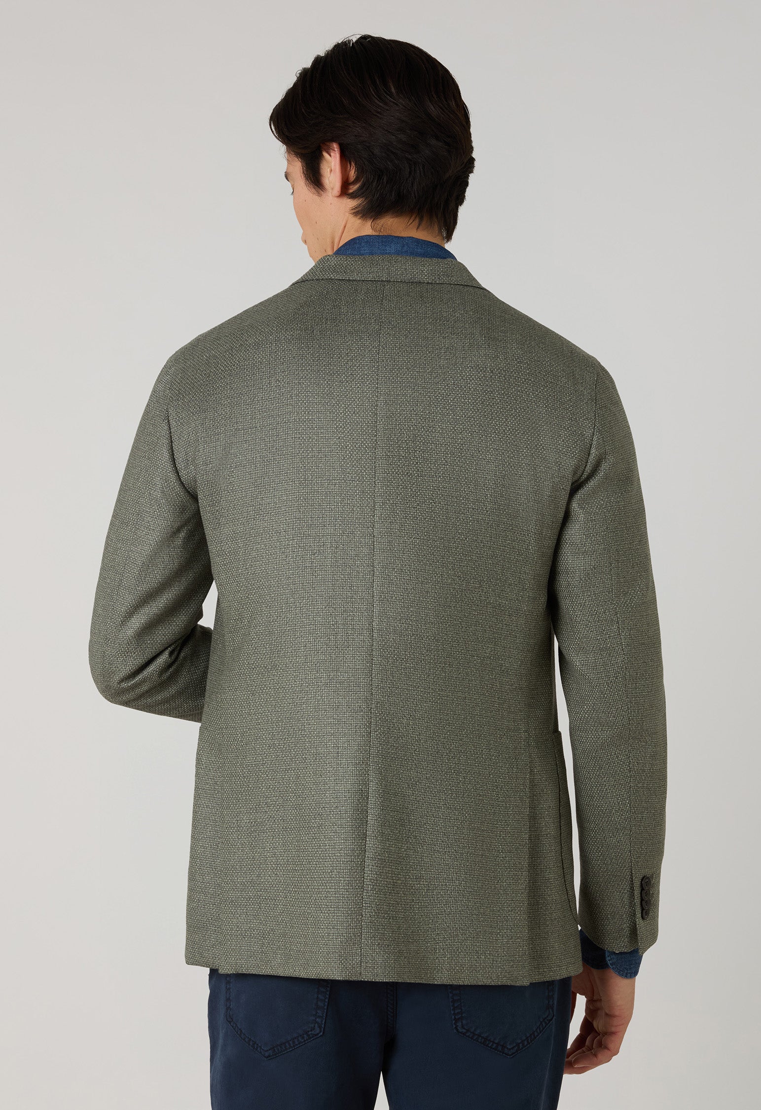 Micro-textured wool K-Jacket | Boglioli® – BoglioliMilano
