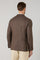 Brown Linen Prince of Wales K-Jacket