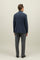 Blue Garment Dyed Cashmere micro-structure K-Jacket 