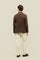 Brown Garment Dyed Cashmere K-Jacket