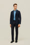Blue Garment Dyed Wool check K-Jacket 