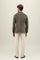 Brown Garment Dyed Velvet K-Jacket