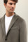 Brown Garment Dyed Velvet K-Jacket