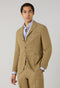 Blue Garment Dyed Linen K-Jacket