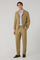 Camel Garment Dyed Linen K-Jacket