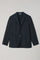 Blue Garment Dyed Linen K-Jacket