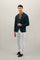 Blue Cotton blend Twill K-Jacket