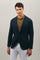 Blue Cotton blend Twill K-Jacket