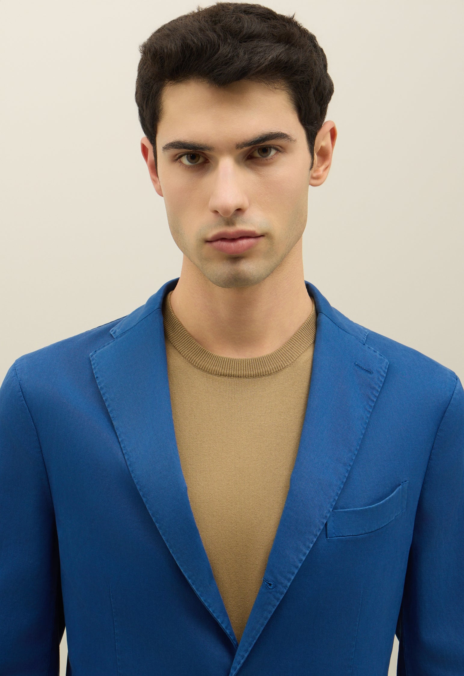 BOGLIOLI ネイビー コットン ジャケット サイズ52 Blue Garment Dyed Cotton Tencel K-Jacket | Boglioli® – BoglioliMilano