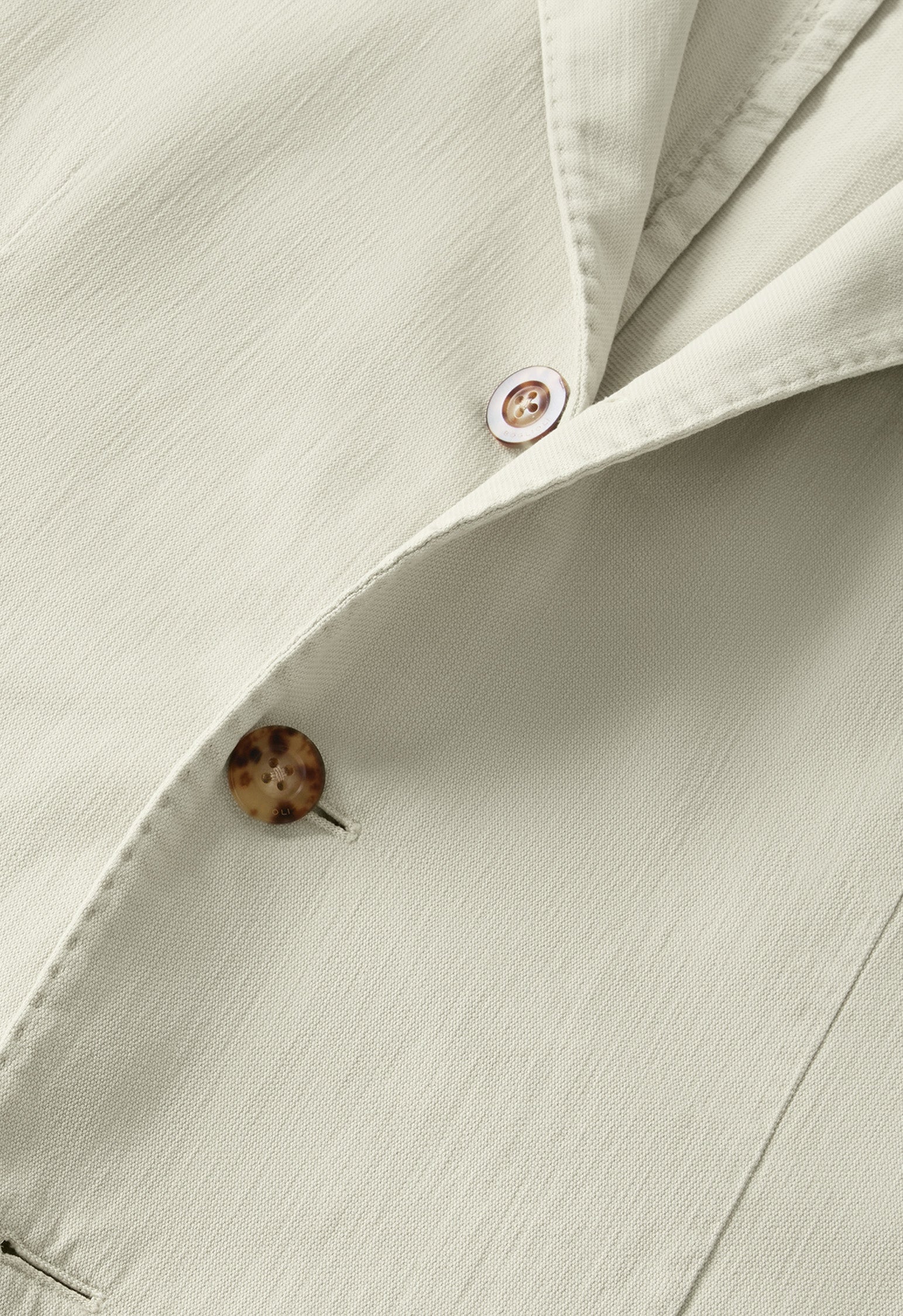 Beige Garment-dyed stretch cotton K-Jacket | Boglioli
