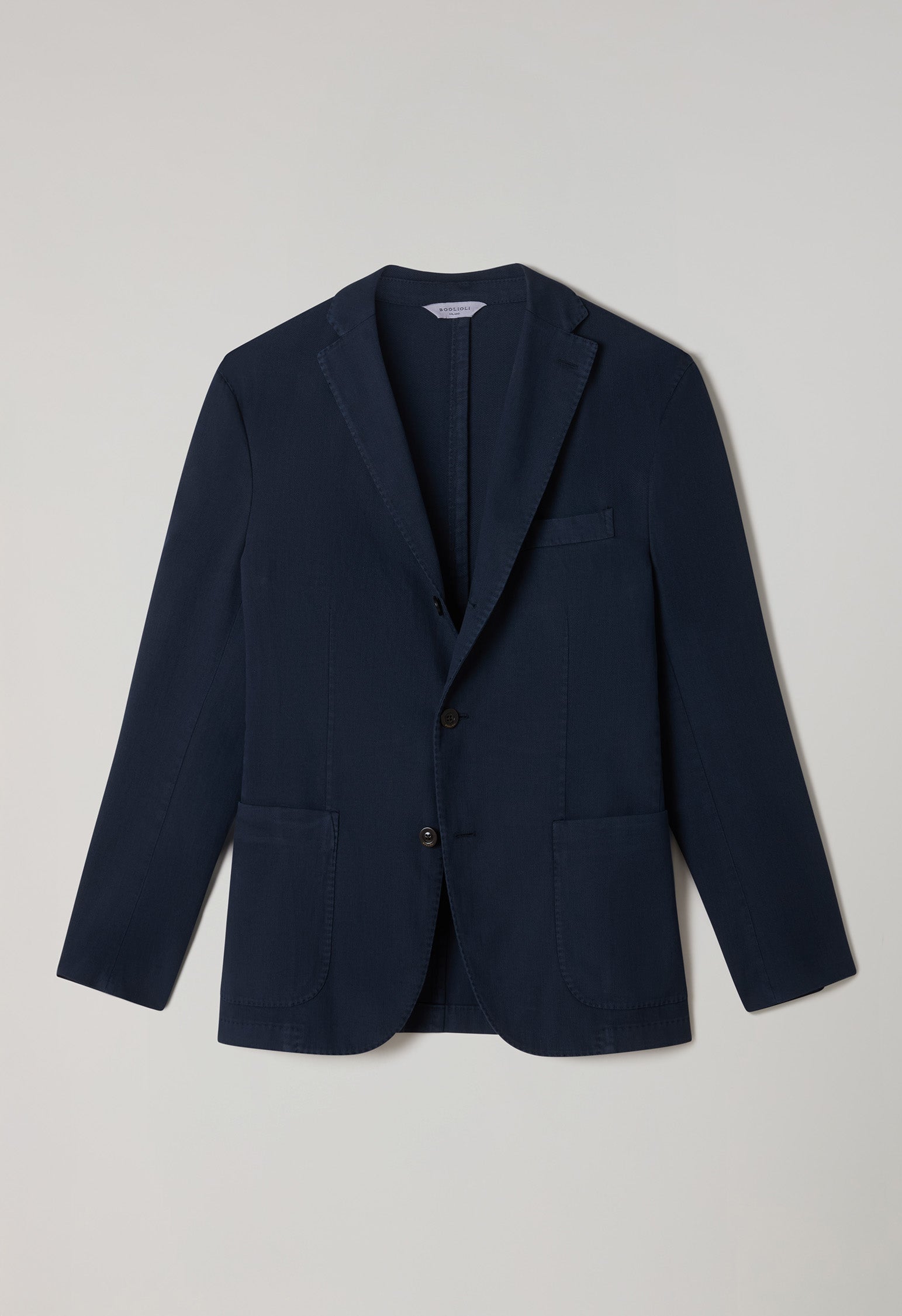 Blue Garment Dyed stretch Cotton K-Jacket