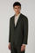 Green blended Wool Pinstripe K-Suit