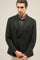 Green Shetland chevron double-breasted K-Jacket