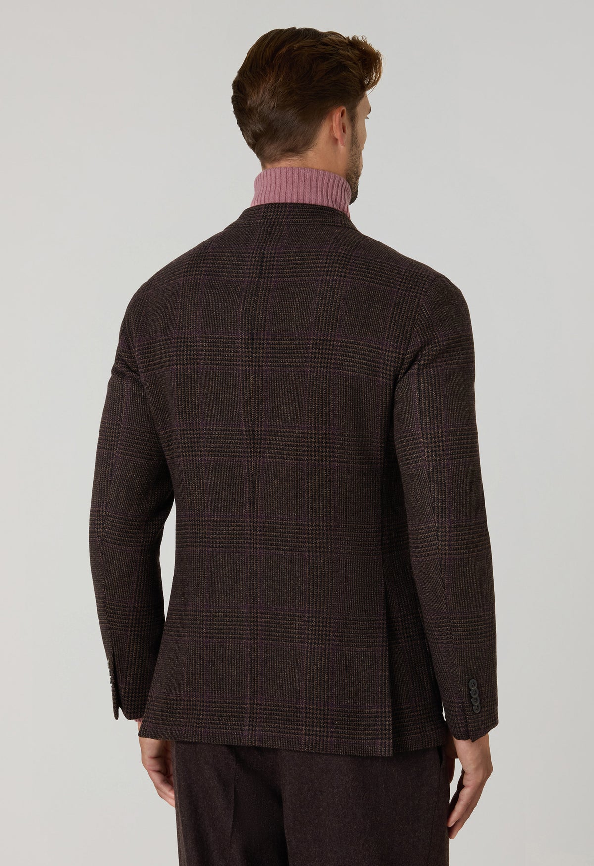 Brown Virgin wool and cashmere K-Jacket