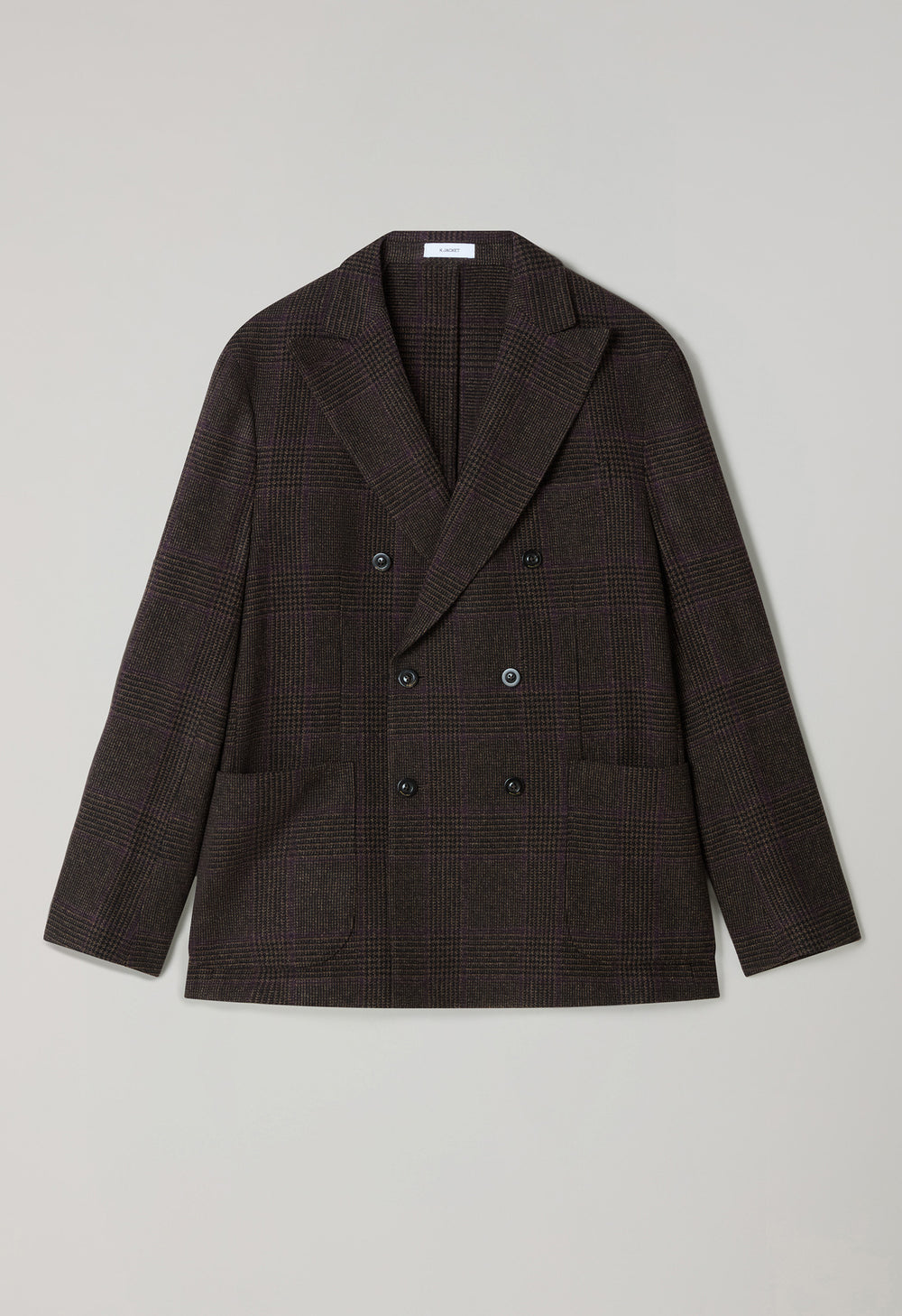 Brown Virgin wool and cashmere K-Jacket