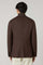 Brown Silk Cashmere blend double-breasted K-Jacket