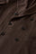 Brown Silk Cashmere blend double-breasted K-Jacket