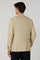 Beige Flannel double-breasted K-Jacket