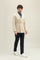 Beige Washed Flannel K-Jacket