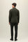 Dark Green Prince of Wales Wool double-breasted K-Jacket