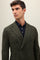Dark Green Prince of Wales Wool double-breasted K-Jacket