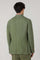 Green Garment Dyed Cashmere double-breasted K-Jacket