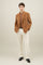 Brown Wide Wale Corduroy double-breasted K-Jacket