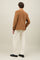 Brown Wide Wale Corduroy double-breasted K-Jacket