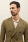 Kahki Cotton Linen twill double-breasted K-Jacket