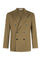 Kahki Cotton Linen twill double-breasted K-Jacket