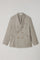 Beige 14-Micron Herringbone double-breasted K-Suit