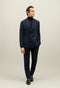 Blue Pinstripe Flannel double-breasted K-Suit