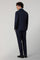 Blue Prince of Wales Wool Double-Breasted K-Suit