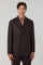 Abito K-Jacket doppiopetto in flanella lavata marrone